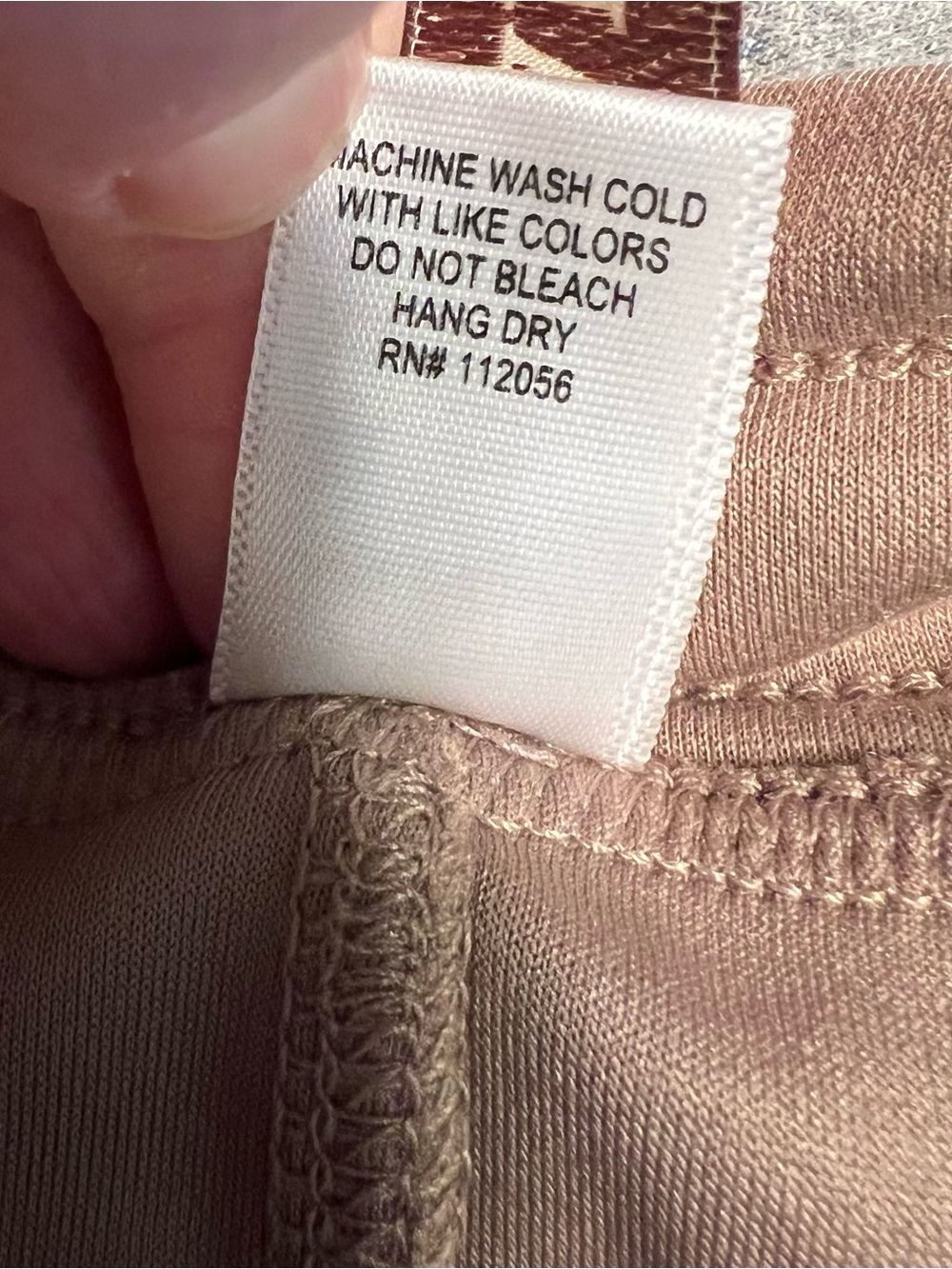Zenana Mocha Scuba Drawstring Jogger Style Sweatpants (ROP-4053D4) NWOT S #2561 - Picture 6 of 8